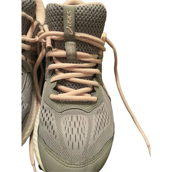 ASICS Women's Pink & Gray Lace-Up Gel Contend 7 Running Shoes Size 9.5 - Picture 8 of 15